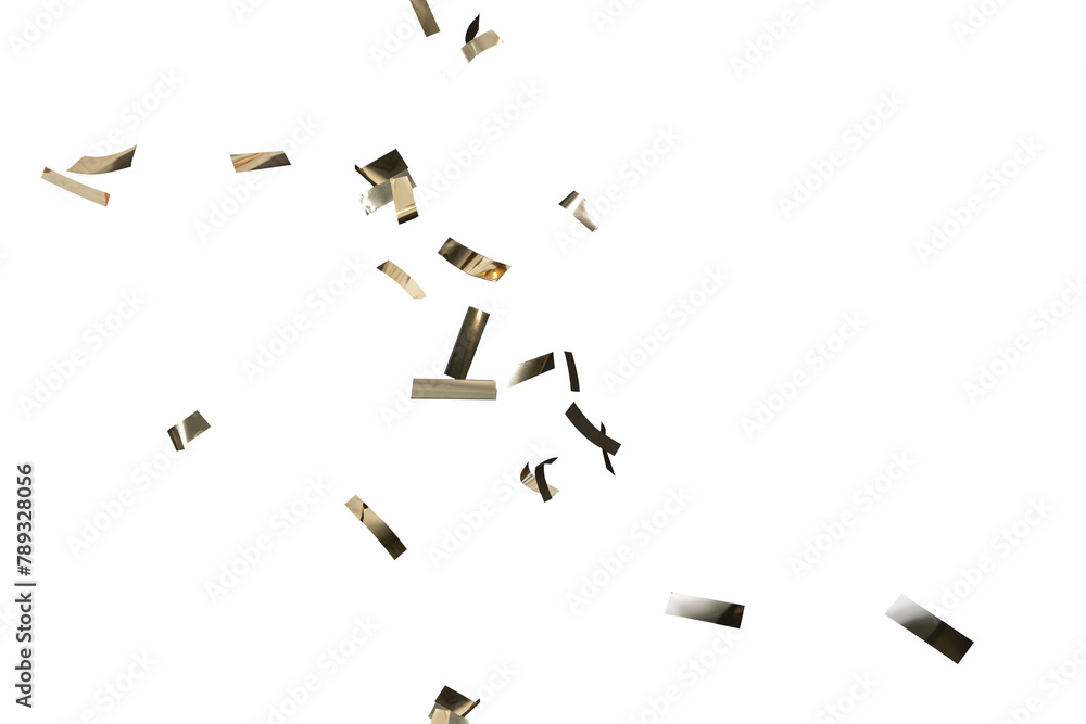 Gold confetti patterned background design element Gold confetti patterned background design element