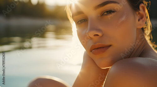 Serene Beauty in the nature / Gelassene Schönheit - generative AI image