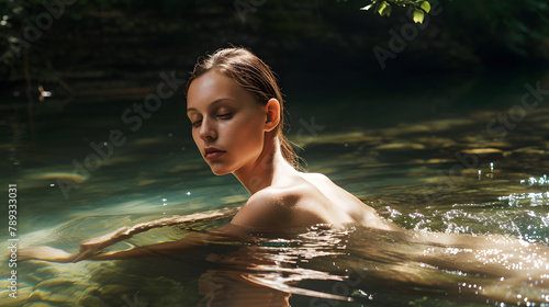 Serene Beauty in the nature / Gelassene Schönheit - generative AI image