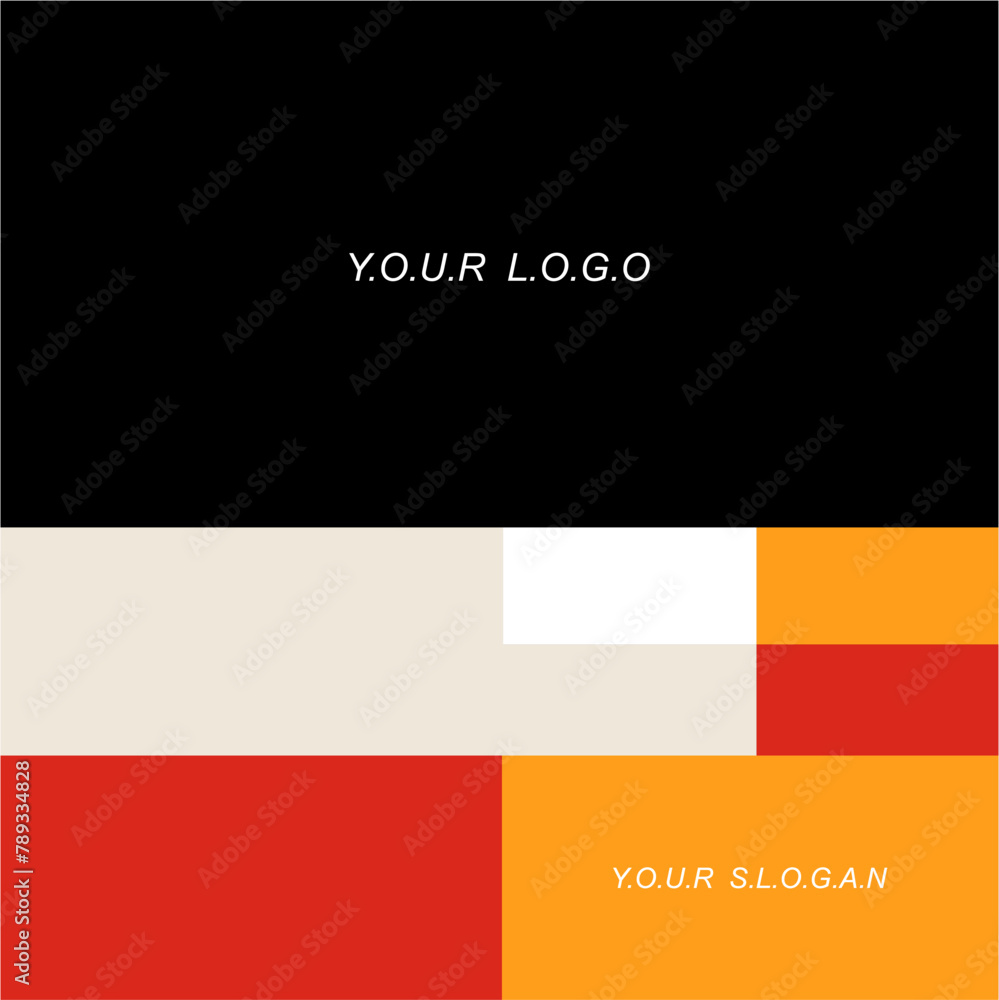 Banner logo company and your logo branding bussines Banner logo company and your logo branding bussines