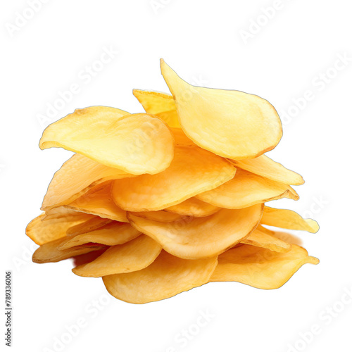 a heap of potato chips SVG on transparent background