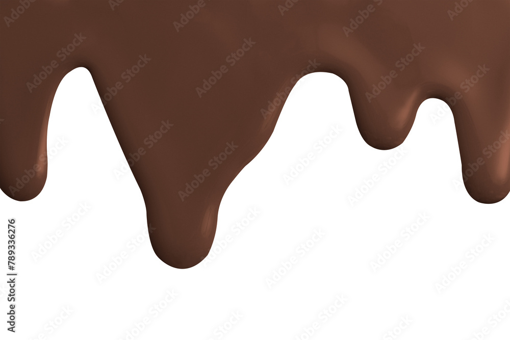 Brown dripping paint png element Brown dripping paint png element