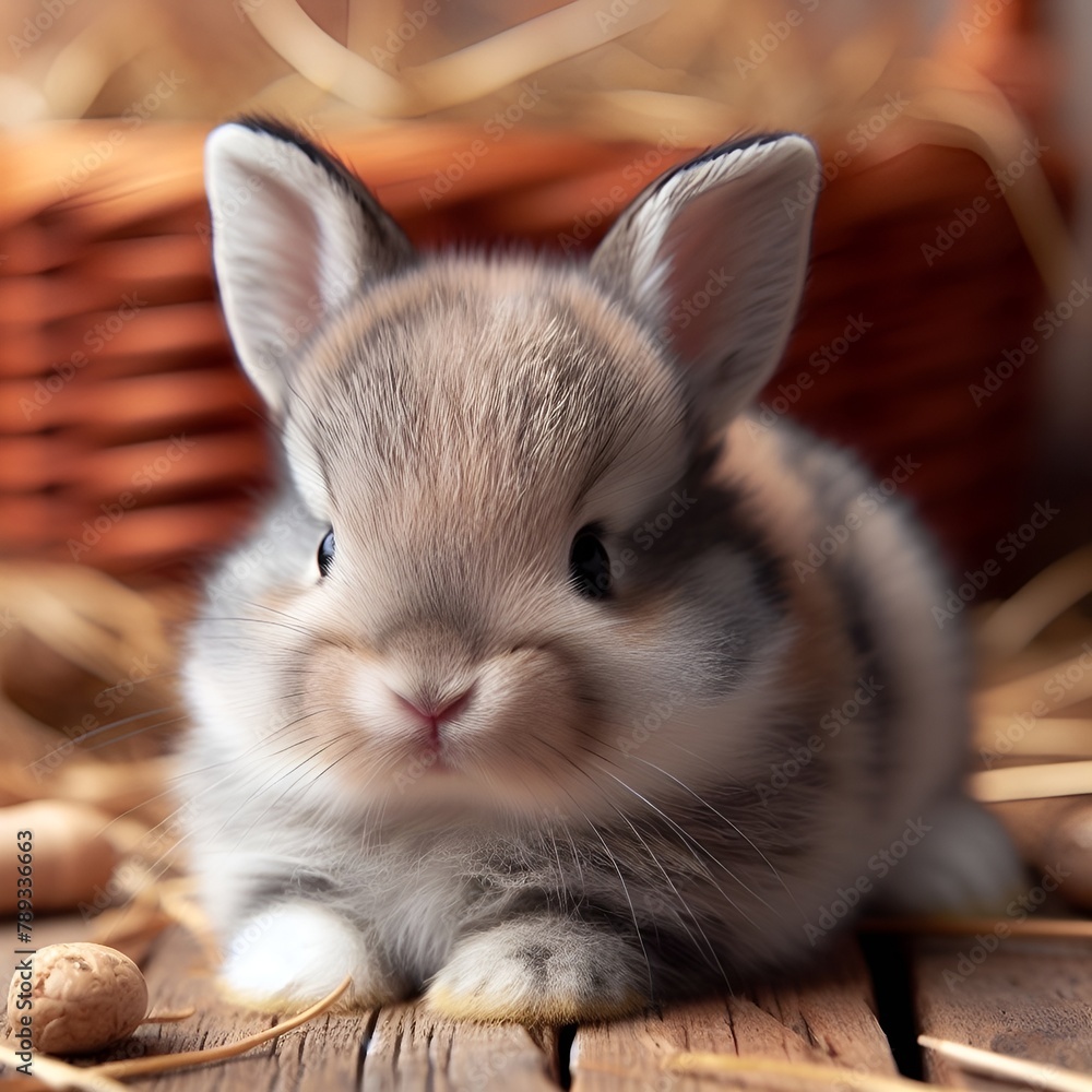 Obraz premium Cute Bunny, Rabbit