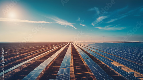 Expansive PV Solar Power Plant: Harnessing the Sun's Energy for Sustainable Power Generation