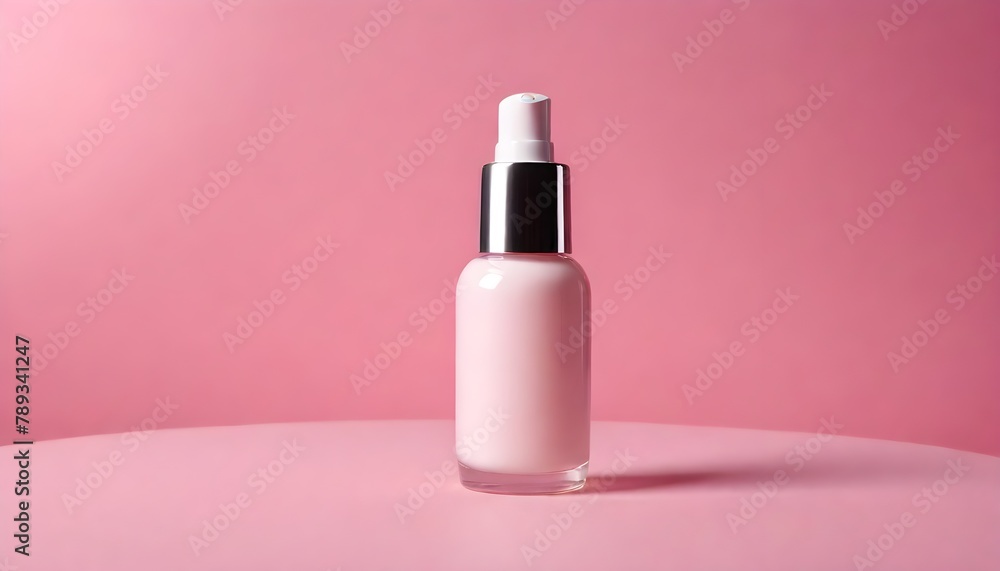 The bottle of moisturizing serum The bottle of moisturizing serum