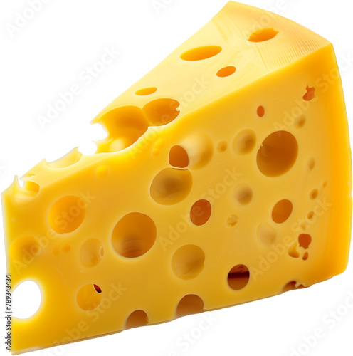 Golden Delight: Close-up Photo of a Cheese Slice