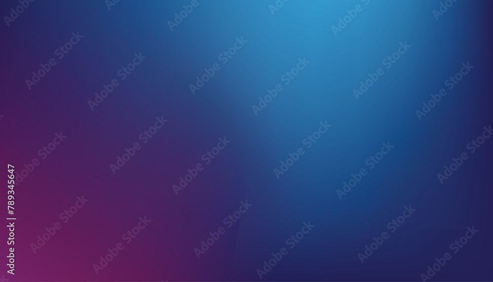 Fototapeta premium Blue Purple Vibrant Gradient Vector Background. Fluid Lights Minimal Digital Gradient 