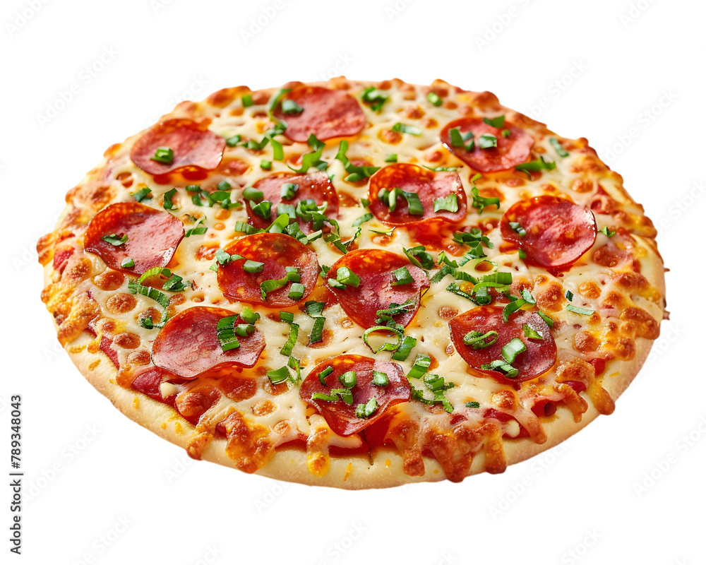 Lunchables pizza on transparent background