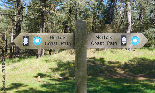 Norfolk Coast Path Sign