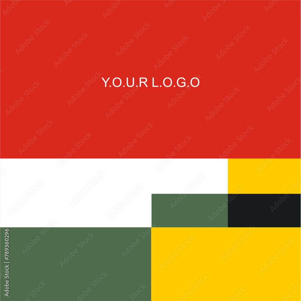 Banner logo company and your logo branding bussines