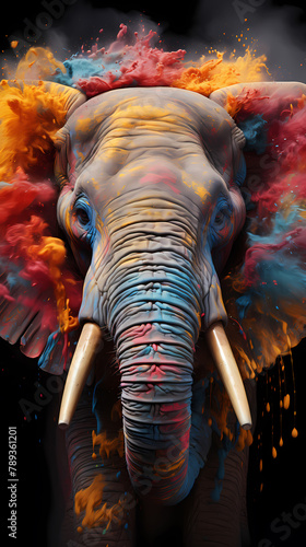 holi elephant © ma