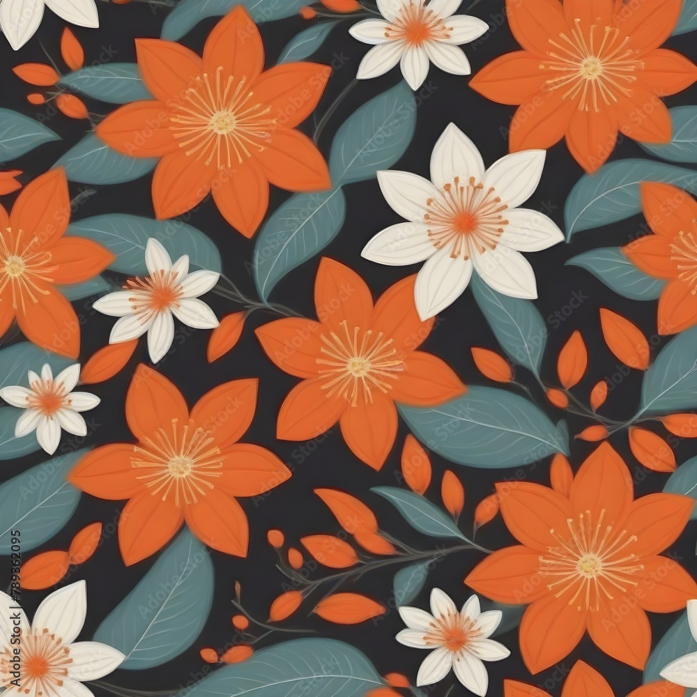seamless floral pattern seamless floral pattern
