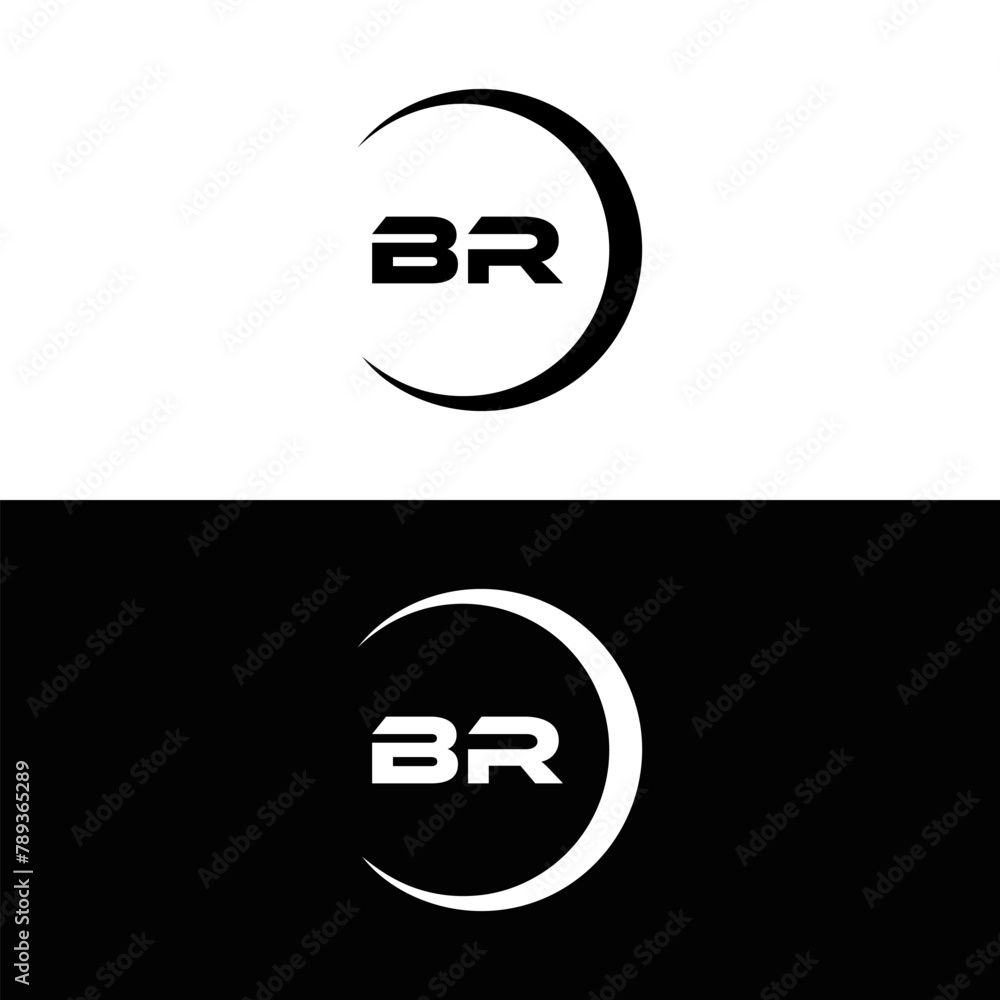 BR logo. B R design. White BR letter. BR B R letter logo design. Initial letter BR linked circle uppercase monogram logo. BR logo. B R design. White BR letter. BR B R letter logo design. Initial letter BR linked circle uppercase monogram logo.