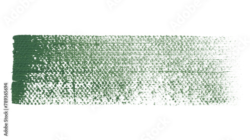 Green brush stroke png, journal sticker, collage element, transparent background photo