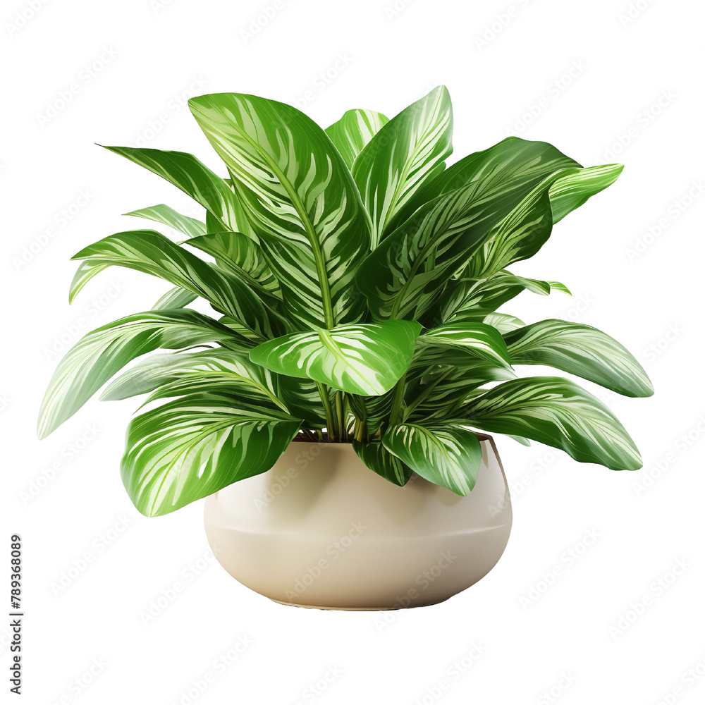 Natural Decorative Houseplant Isolated On Transparent Background Natural Decorative Houseplant Isolated On Transparent Background
