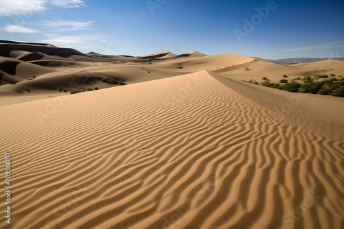 sand dunes in the desert made by midjourney © 수영 김