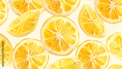 Lemon Delight: Masterpiece Quality Vector Art of Lemon Slices