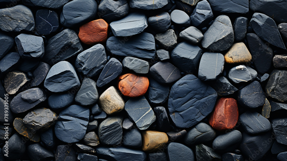 Small dark stone texture for background, pattern of gravel stone wall texture or stone background сreated with Generative Ai Small dark stone texture for background, pattern of gravel stone wall texture or stone background сreated with Generative Ai