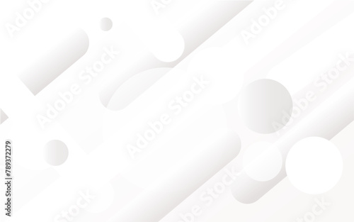 Abstract white background for design. Minimal geometric white light background abstract design