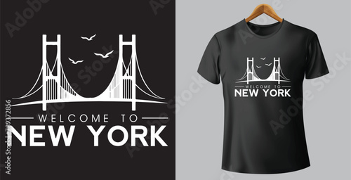 New York T-shirt Creative Vector Design  