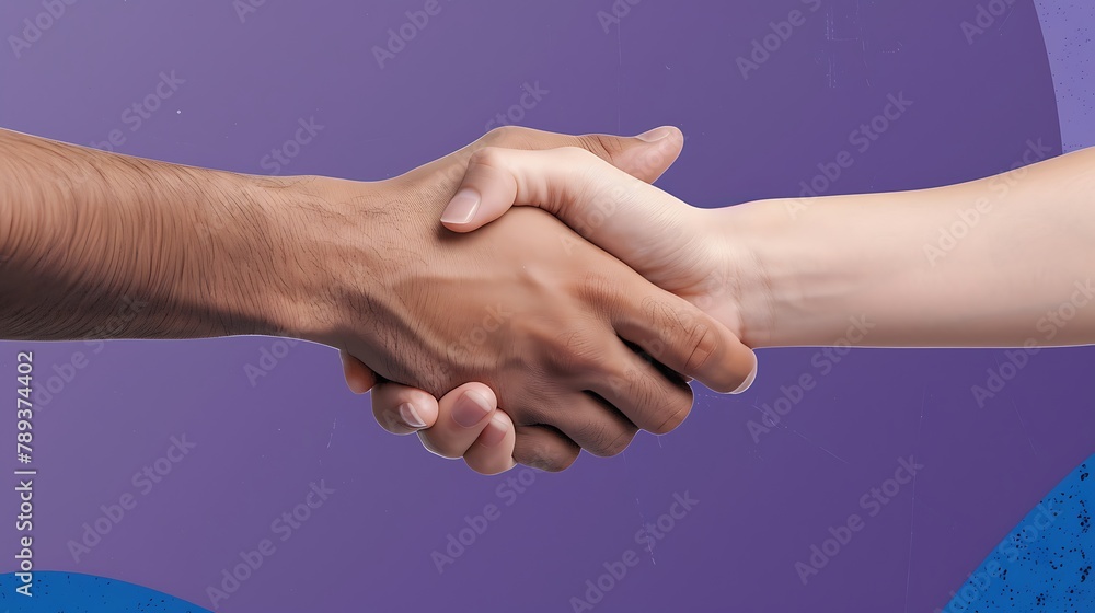 two hands handshaking social media concept two hands handshaking social media concept