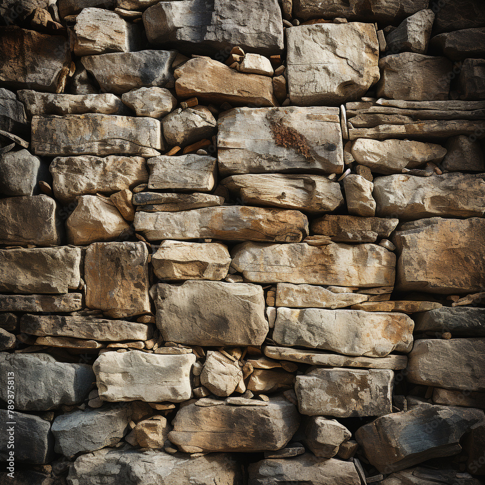 Photo old rock wall texture background сreated with Generative Ai Photo old rock wall texture background сreated with Generative Ai