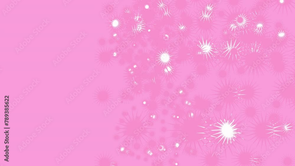 Baby pink geometrical shapes moving in rose and white with moving circles and stars geometric shapes in fragmentation line white flow motions flow and shapes, Soft pop cartoon pattern Baby pink geometrical shapes moving in rose and white with moving circles and stars geometric shapes in fragmentation line white flow motions flow and shapes, Soft pop cartoon pattern
