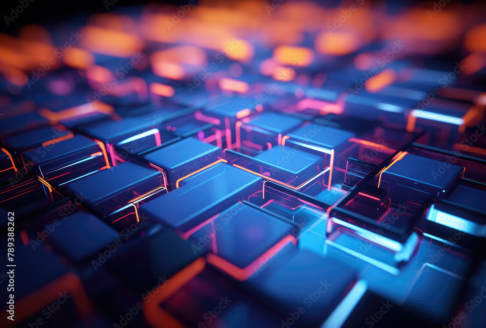 Obraz premium Next-Generation Digital Circuitry Networks