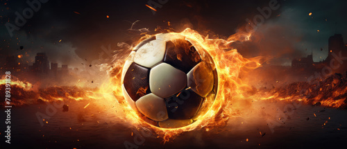 Blazing Soccer Ball  Unleash the Game s Passion