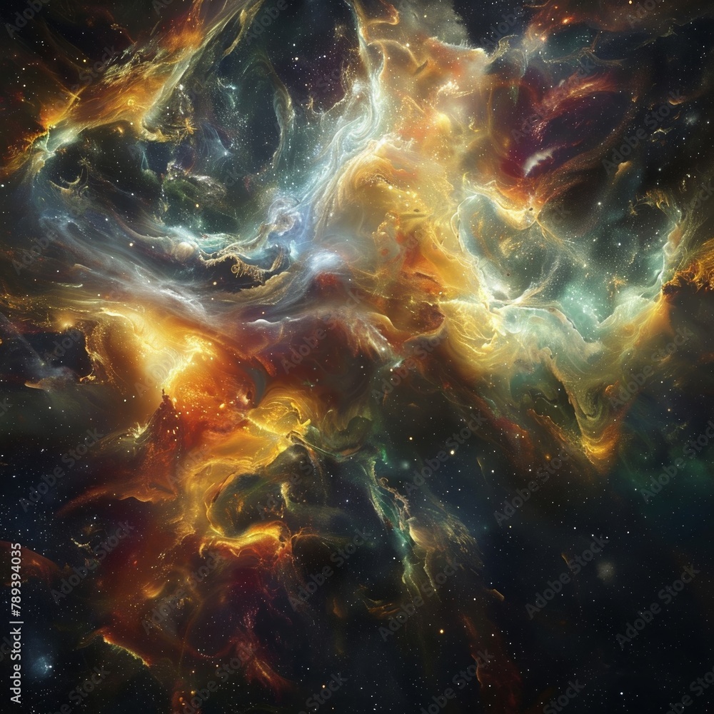 A stunning nebula illuminates the vast expanse of outer space with its vibrant colors and mesmerizing patterns. A stunning nebula illuminates the vast expanse of outer space with its vibrant colors and mesmerizing patterns.