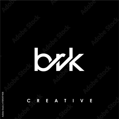 BRK Letter Initial Logo Design Template Vector Illustration
