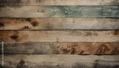 grunge burnt old vintage wood table texture background. ai generated background