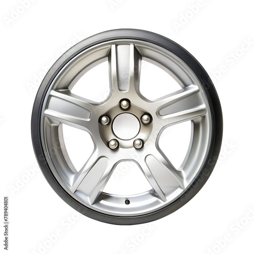 car wheel isolated on transparent background