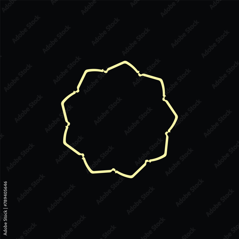 Colorful circle illustration logo design Colorful circle illustration logo design