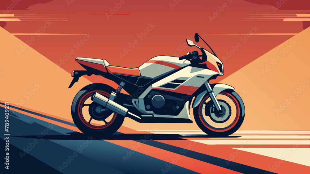 motorcycle on the street