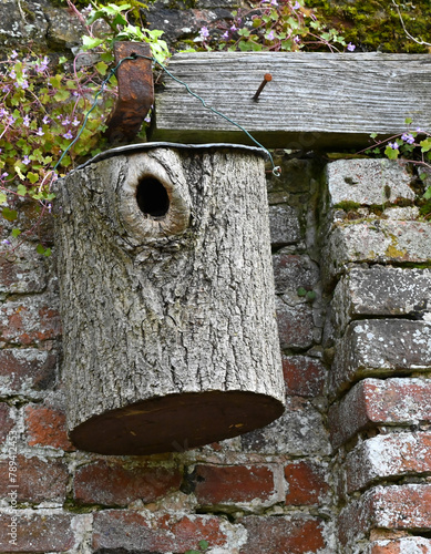 Beautiful close-up of a nest box