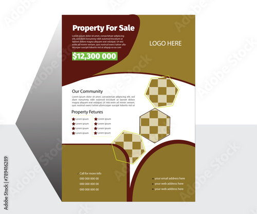 Corporate business flyer template