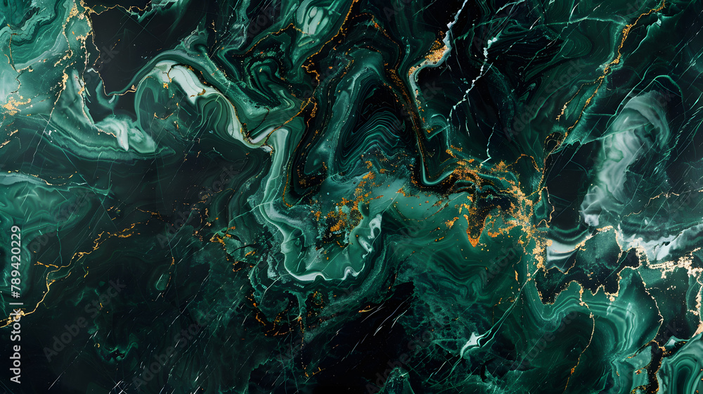 background green emerald luxury abstract wallpaper. golden line art on marble. background green emerald luxury abstract wallpaper. golden line art on marble.