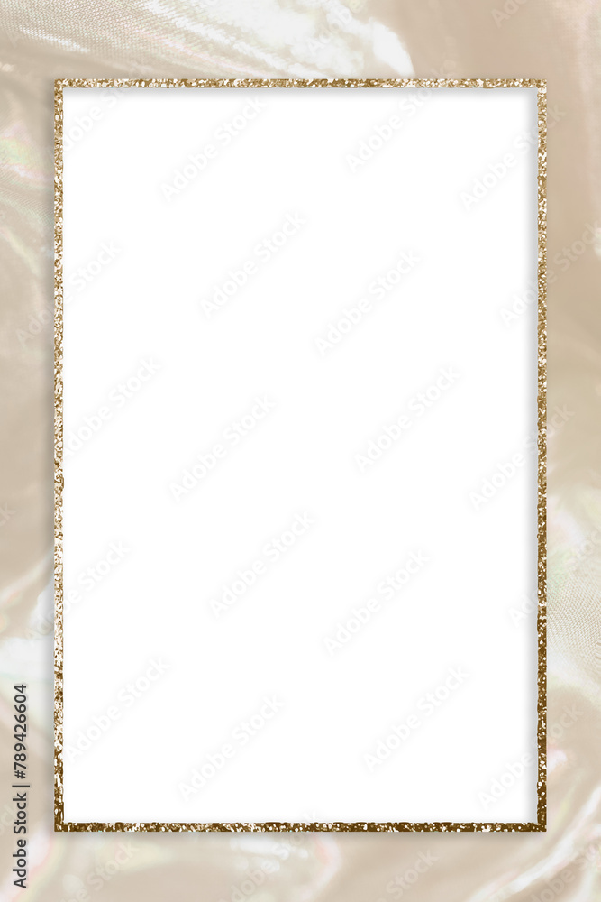 Beige and gold glitter frame transparent png Beige and gold glitter frame transparent png