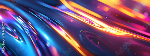 abstract holographic background reflective metallic surface