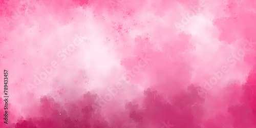 Beautiful abstract color pink texture background on white surface granite, orange and pink cloud sky on art graphics, pink background. Abstract painted watercolor background on paper texture.
