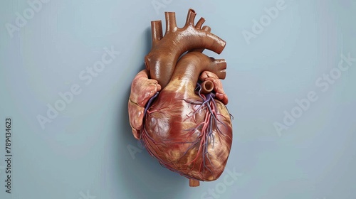 The heart's outer layer. Anatomy photo
