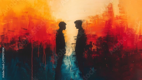 The Improvisation, In a spontaneous improvisational session, actors dive into a scene with no script, Generated AI.