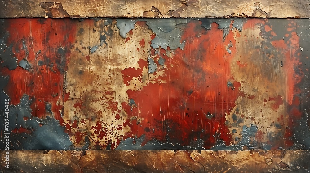Capture the rich texture of an aged canvas, detailed with brushstrokes and a slightly cracked paint surface, embodying the essence of time-worn artistry.