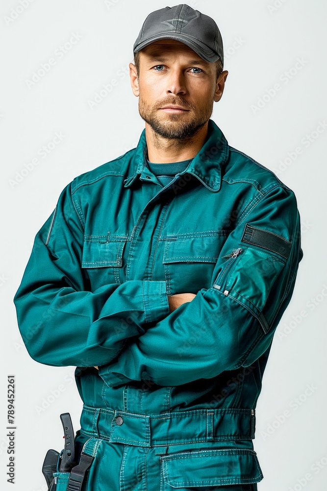 Confident Professional in Workwear. Generative ai Confident Professional in Workwear. Generative ai