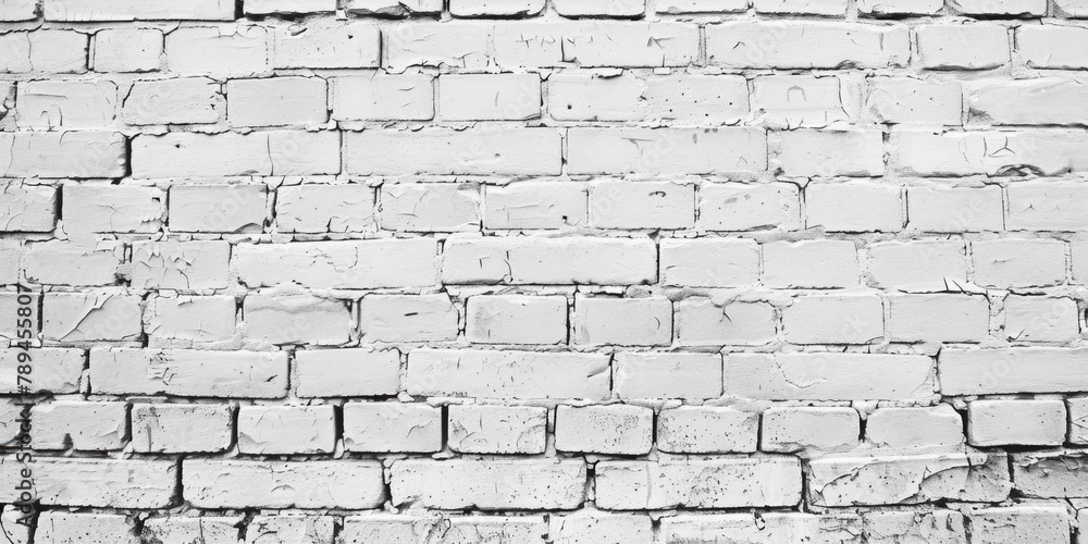 A simple black and white photo of a brick wall. Suitable for backgrounds or textures A simple black and white photo of a brick wall. Suitable for backgrounds or textures