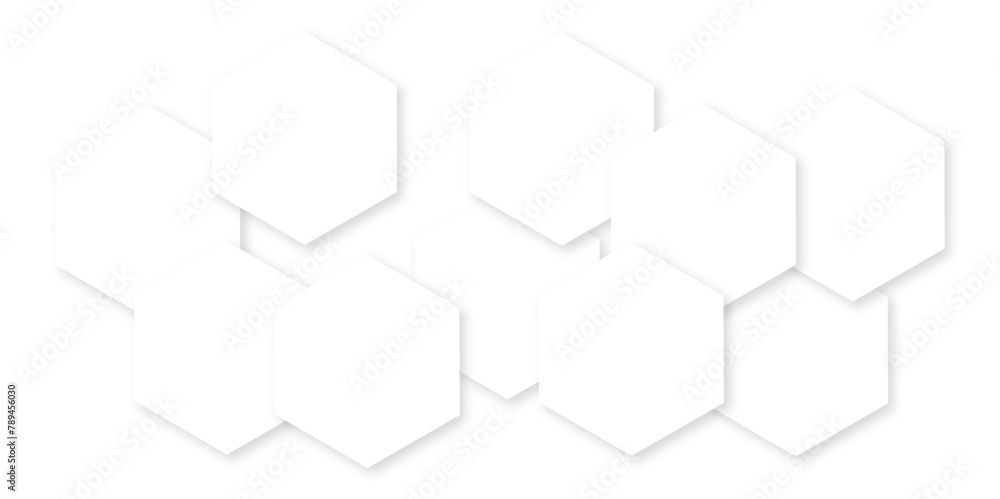 Abstract white background with hexagon and hexagonal background. Luxury white pattern with hexagons. abstract 3d hexagonal background with shadow. 3D futuristic abstract honeycomb mosaic background. Abstract white background with hexagon and hexagonal background. Luxury white pattern with hexagons. abstract 3d hexagonal background with shadow. 3D futuristic abstract honeycomb mosaic background.