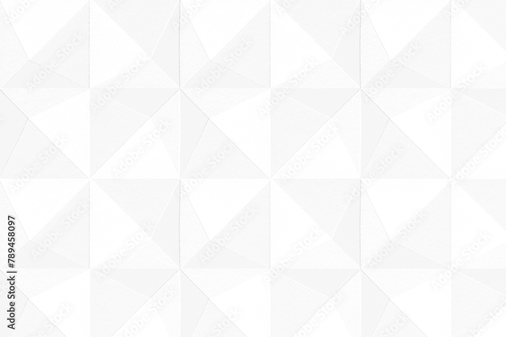 3D white paper craft pentahedron patterned background design element 3D white paper craft pentahedron patterned background design element