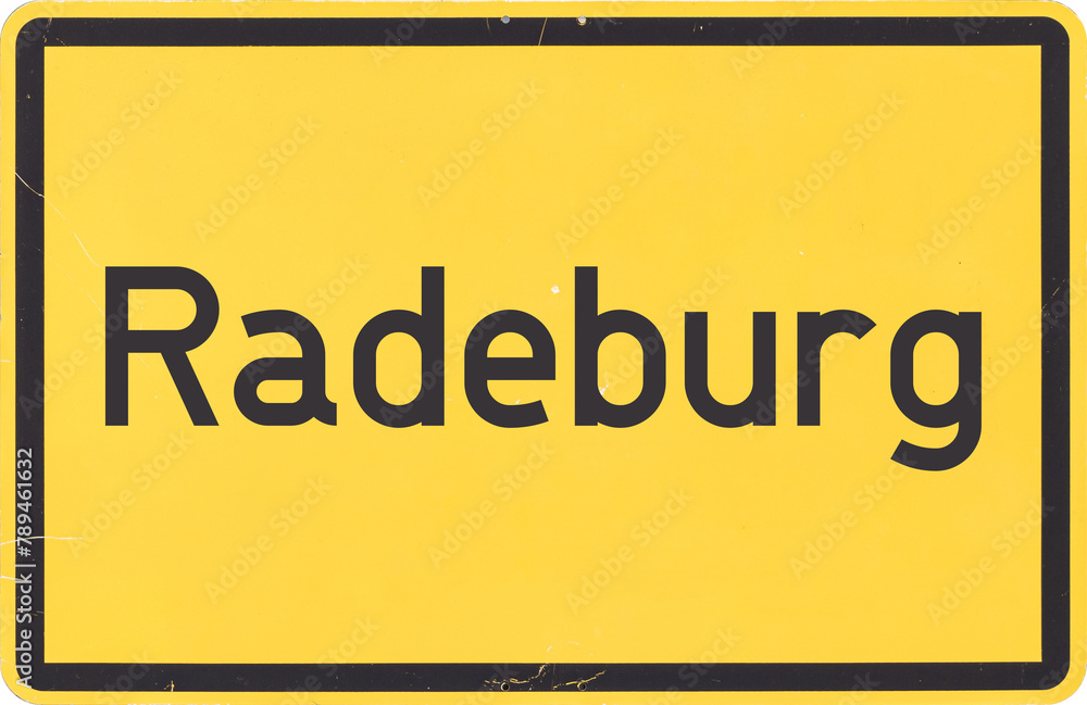 Ortsschild Radeburg