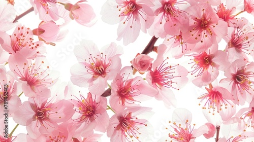 A close-up view of a bunch of pink flowers, suitable for various design projects
